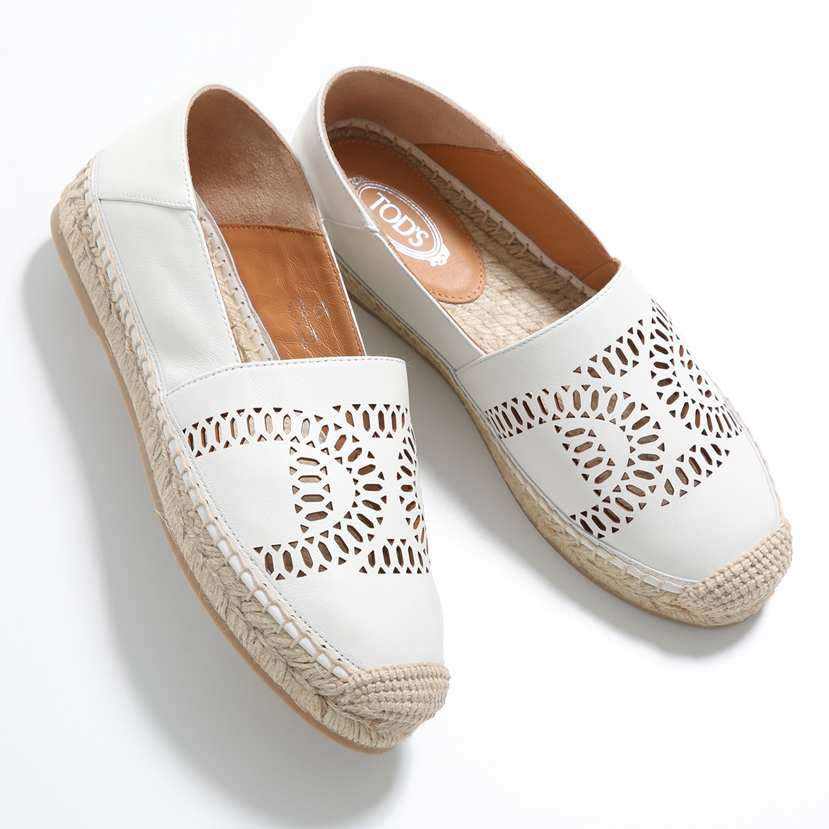 Tod's トッズ フラットシューズ フリンジ付き　35.5 1度着用のみ TOD'S（トッズ） TODS エスパドリーユ XXW08L0IE30MID レディース