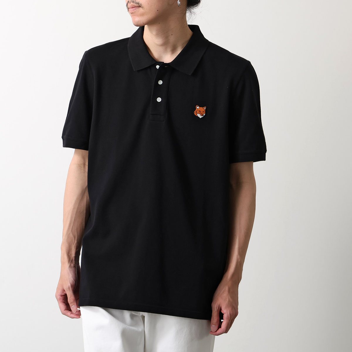 MAISON KITSUNE（メゾン キツネ） ポロシャツ FOX HEAD フォックス