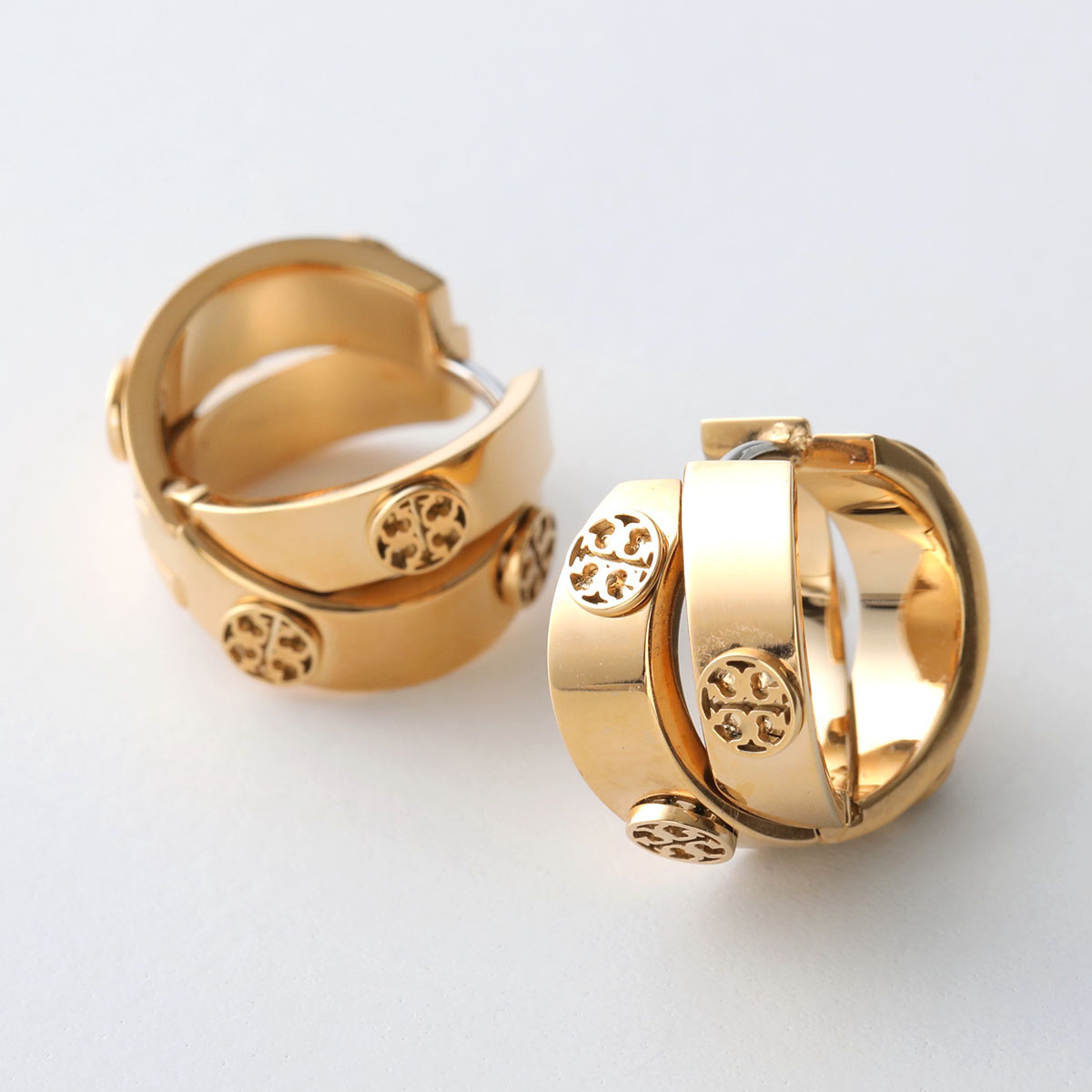 TORY BURCH（トリーバーチ） アイコン ダブルフープピアス 180872