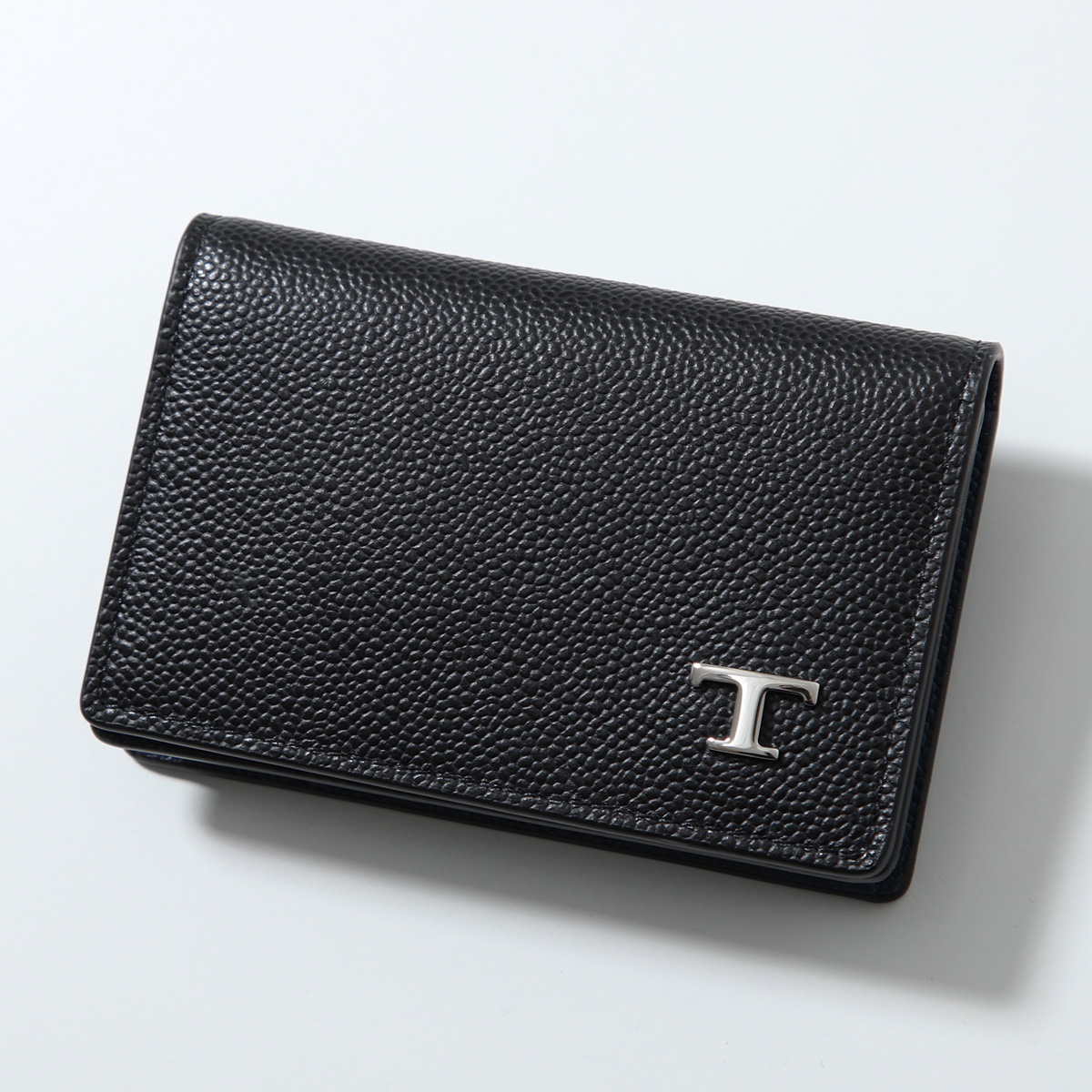 TOD'S 黒 レザー 名刺入れ TOD'S（トッズ） TODS 名刺入れ T TIMELESS Tタイムレス
