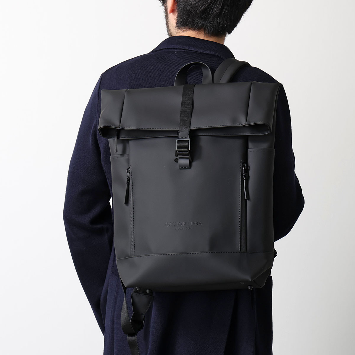 gastonluga SPLASH 13 ガストンルーガ 撥水リュック ブラック GASTON LUGA（ガストンルーガ） リュック Rullen 13/Splash Rolltop 14