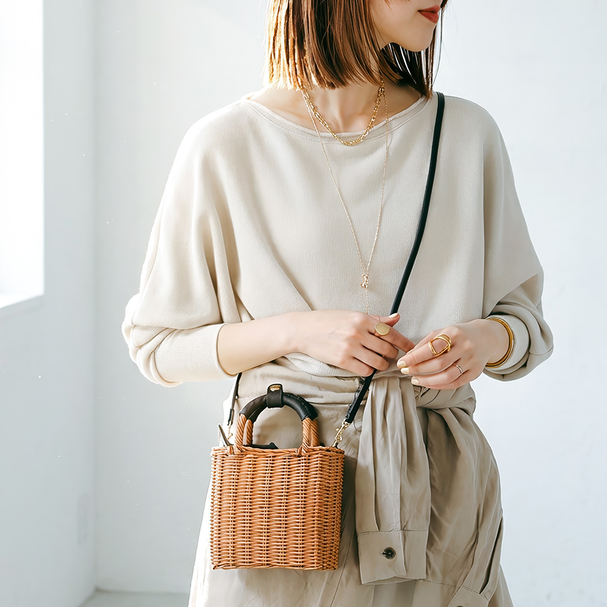 The Bagmati（ザバグマティ） BAGMATI バグマティ かごバッグ BBK23