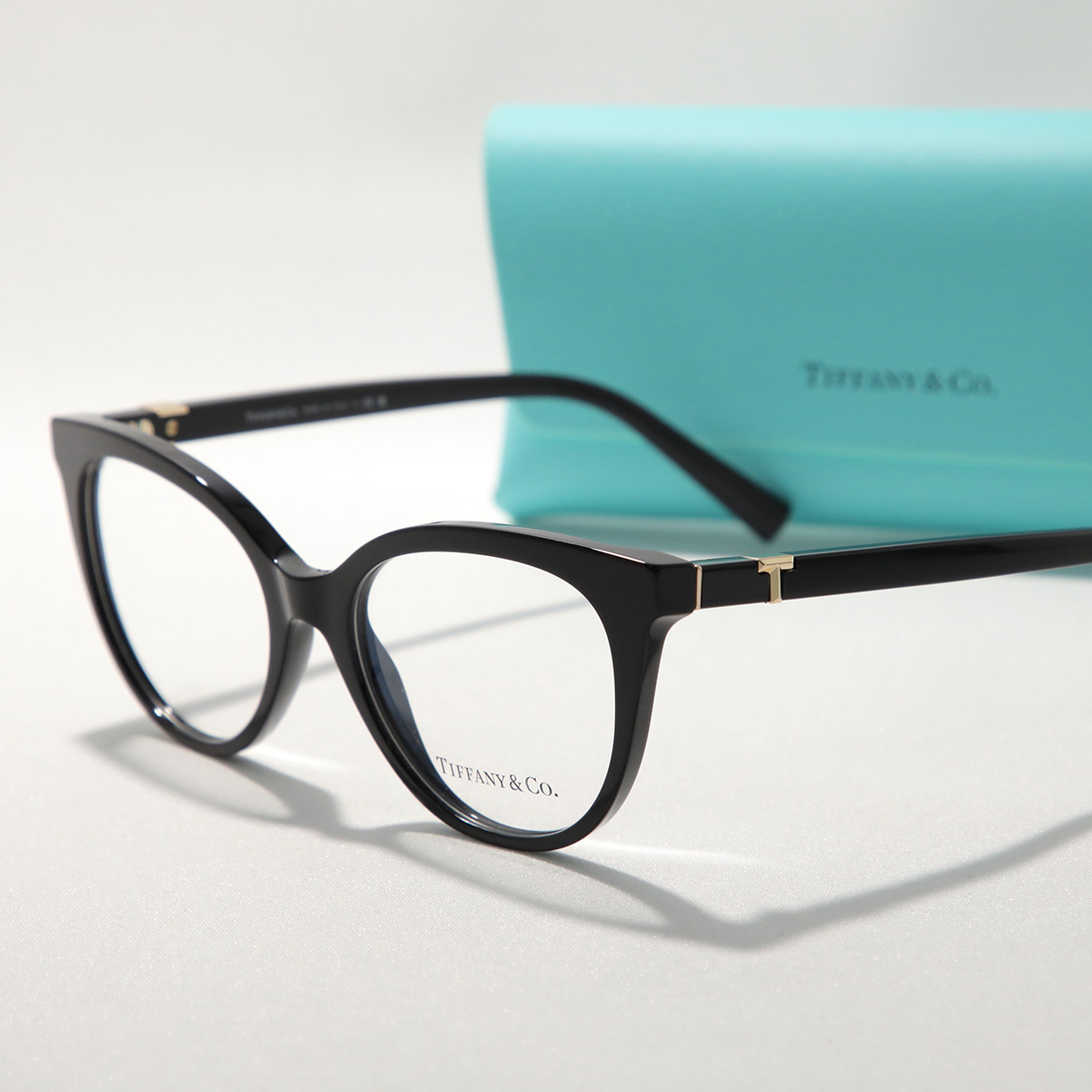 ❤️秋冬限定セール❤️Tiffany メガネフレーム Tデザイン　オシャレ黒縁メガネ TIFFANY&Co.（ティファニー） メガネ Tiffany T ティー TF2277