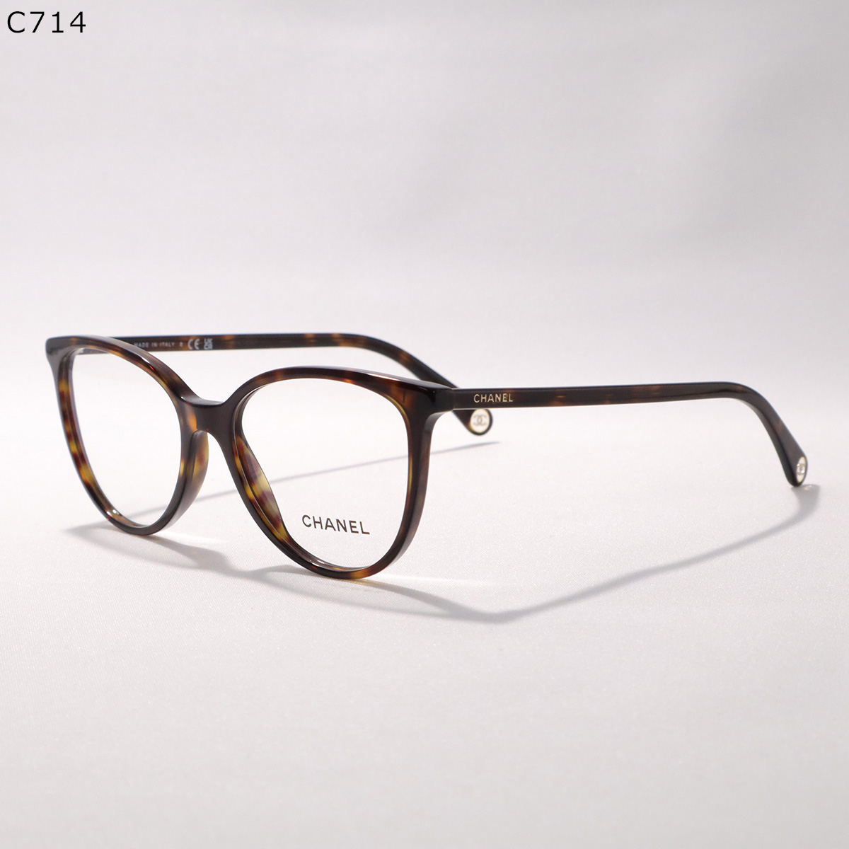 CHANEL（シャネル） メガネ 3446 レディース バタフライ型 セル