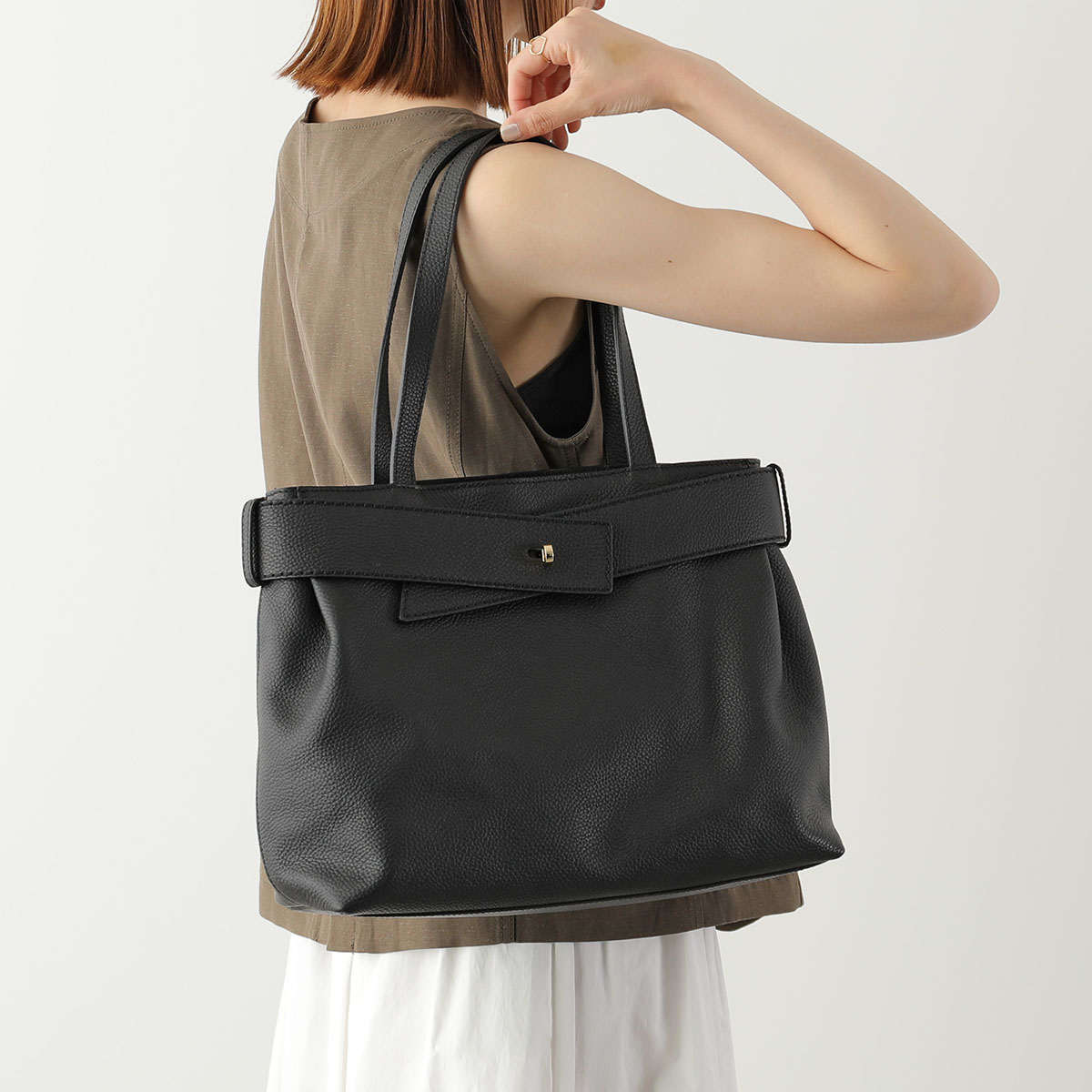 LORISTELLA ロリステッラ トートバッグ 3039 GIADA レディース レザー ハンドバッグ ショルダーバッグ A4 オフィス 鞄の画像
