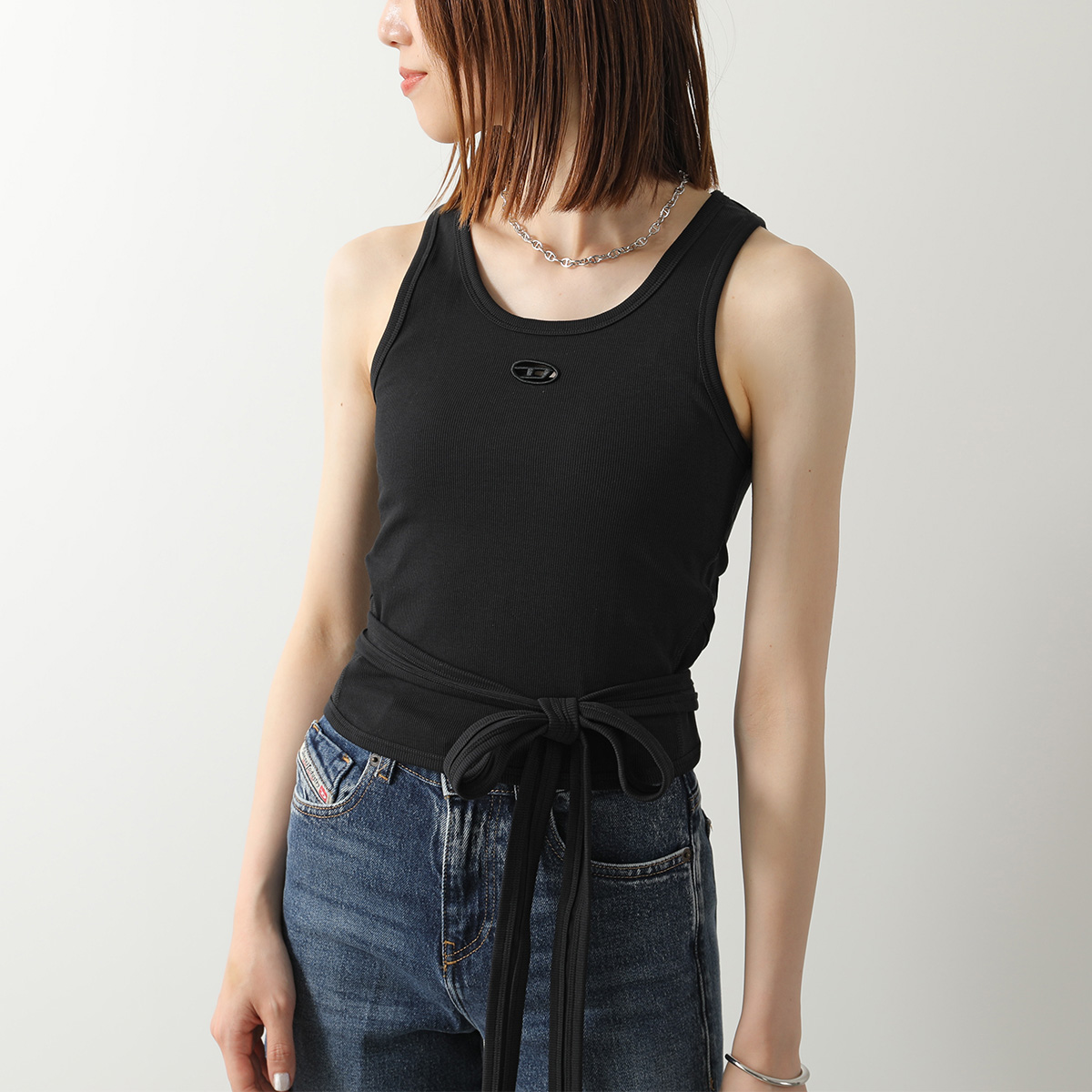 Diesel クロスストラップ タンクトップ S グレー 新品未使用 タグ付き メンズ タンクトップ（タンクトップ）｜DIESEL（ディーゼル）の