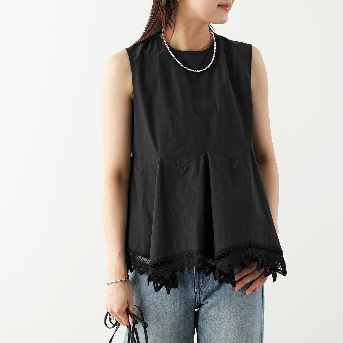 MARILYN MOON/マリリンムーンdramatic cami Blouse Marilyn Moon（マリリンムーン） ブラウス 2way handkerchief hem