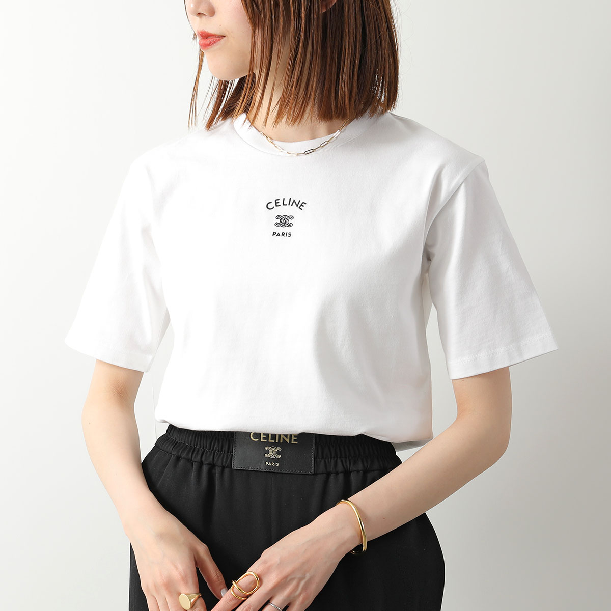 CELINE（セリーヌ） Tシャツ RX0LJ1242.01OB RX0LJ1242.GKL1