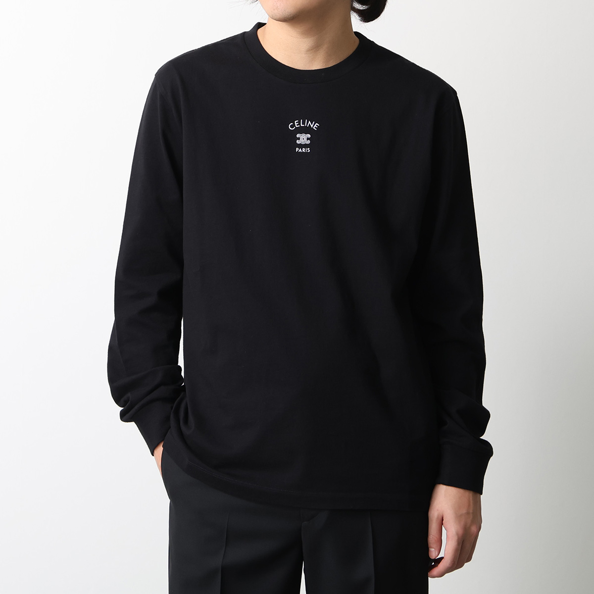 CELINE（セリーヌ） Tシャツ RX0LE1242.38AW メンズ トリオンフ ロゴ