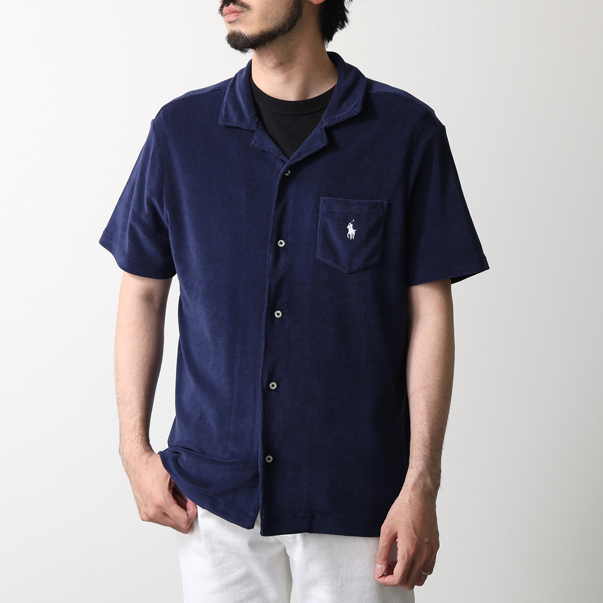 Polo Ralph Lauren ポロシャツ NAVY S Polo Ralph Lauren Sleeve Soft Touch Polo Shirt Refined Navy Men's - US