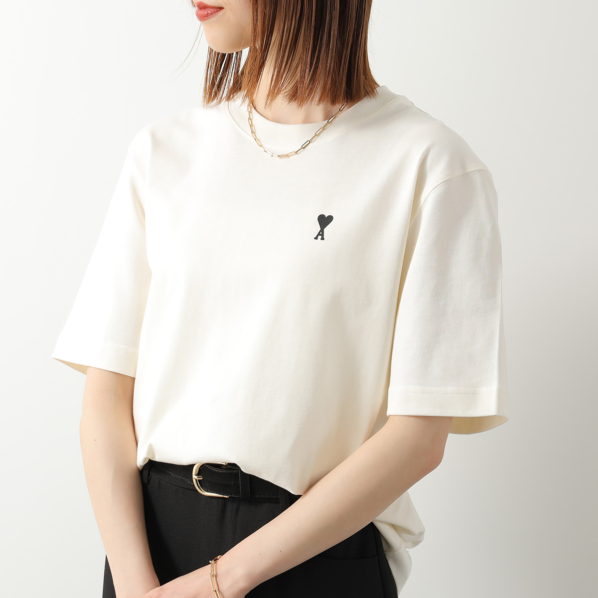 美品 アミ アレクサンドル マテュッシ 半袖Tシャツ レディース SIZE S ami alexandre mattiussi 楽天市場】ami alexandre mattiussi tシャツ（テイスト（ファッション