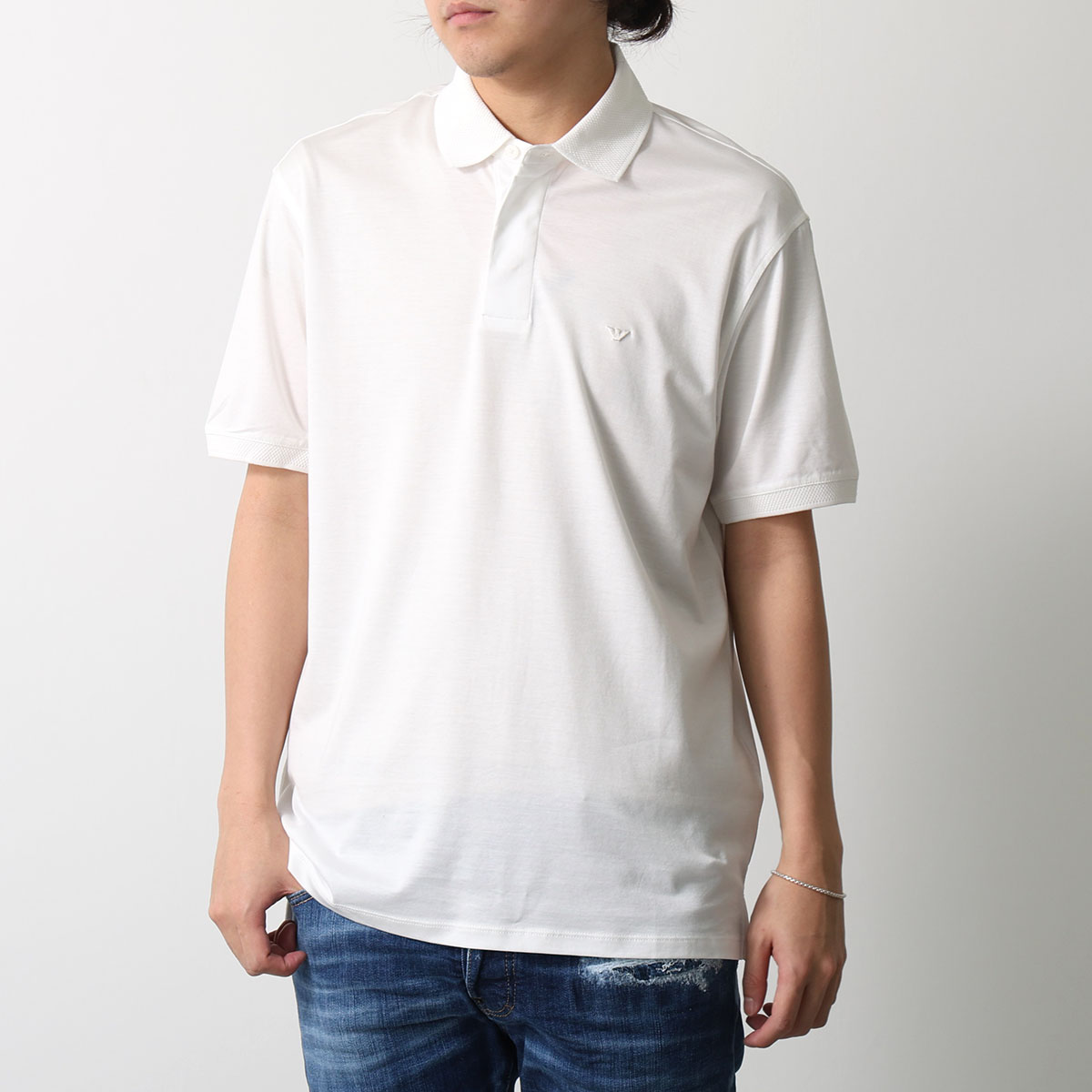 EMPORIO ARMANI エンポリオアルマーニ ポロシャツ EM00458 8AF10017