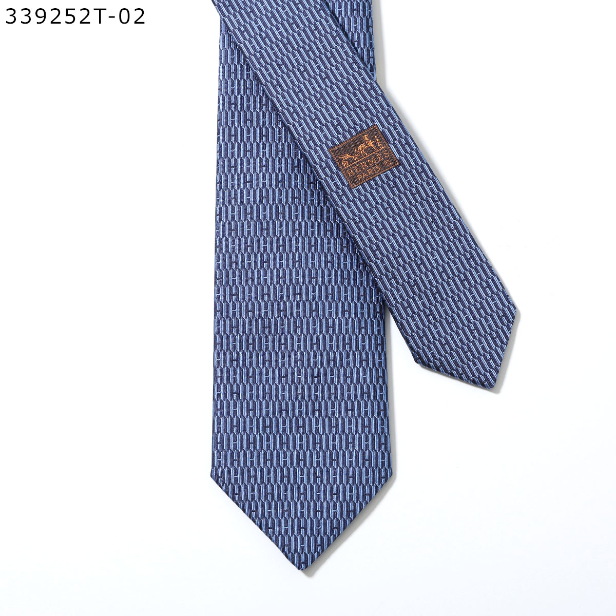 HERMES（エルメス） ネクタイ TIE メンズ フランス製 シルク H織りタイ
