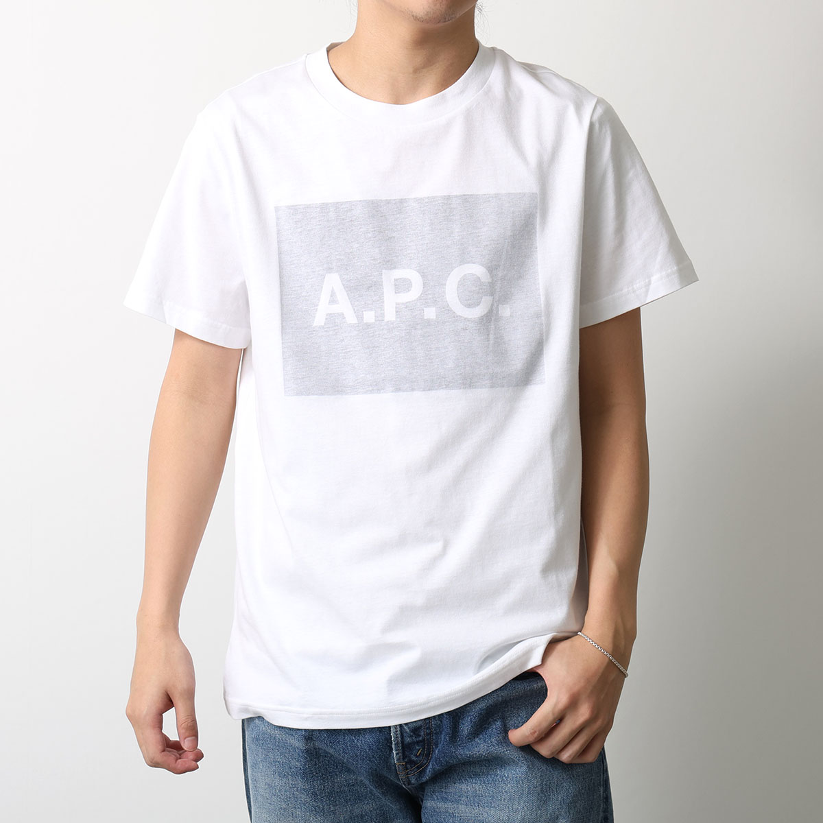 新品未使用 A.P.C. ホワイト 半袖Tシャツ 日本限定シルバーロゴ A.P.C.（アーペーセー） APC A.P.C. Tシャツ manches courtes vignette