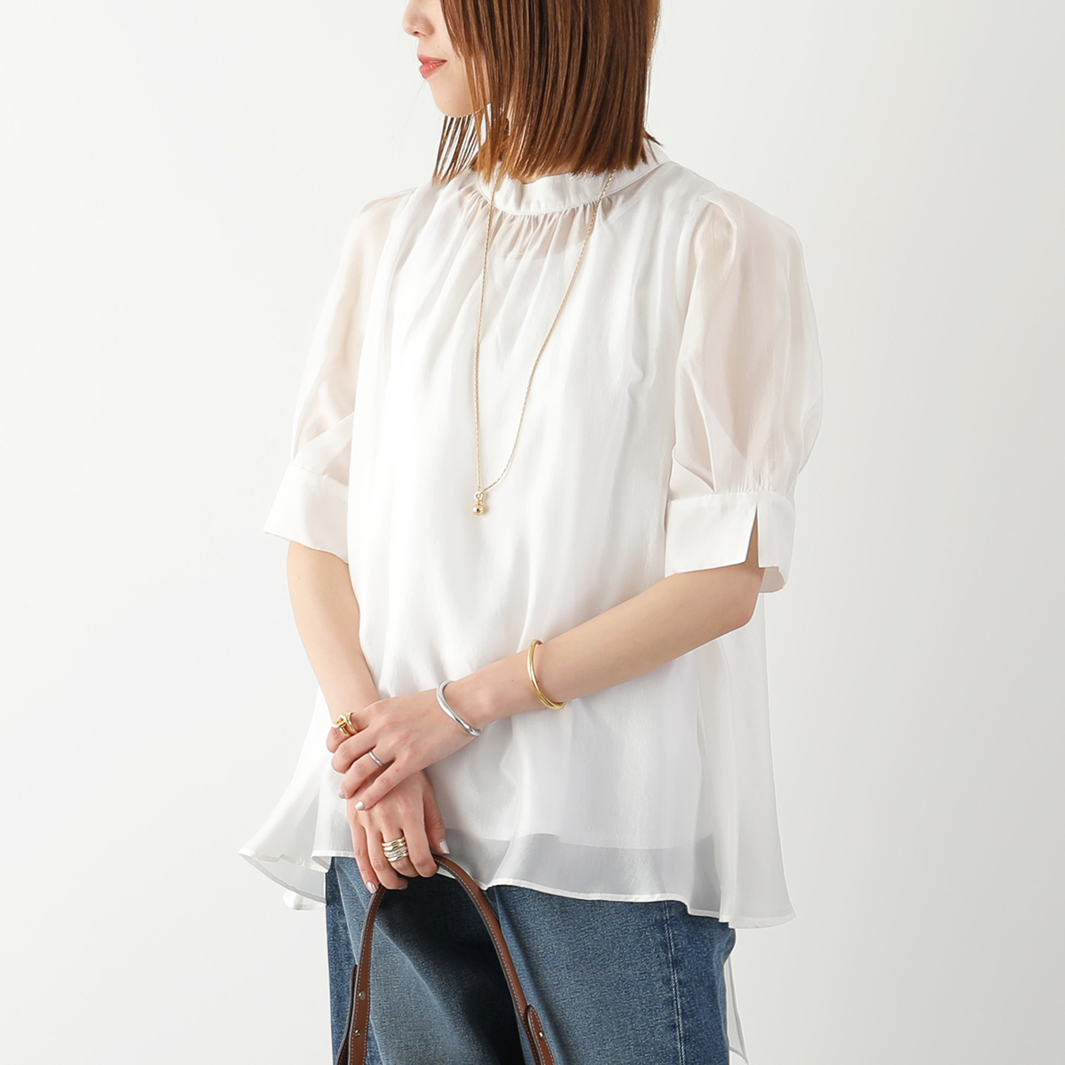 Dignite collier（ディニテコリエ） ブラウス 80268014 レディース