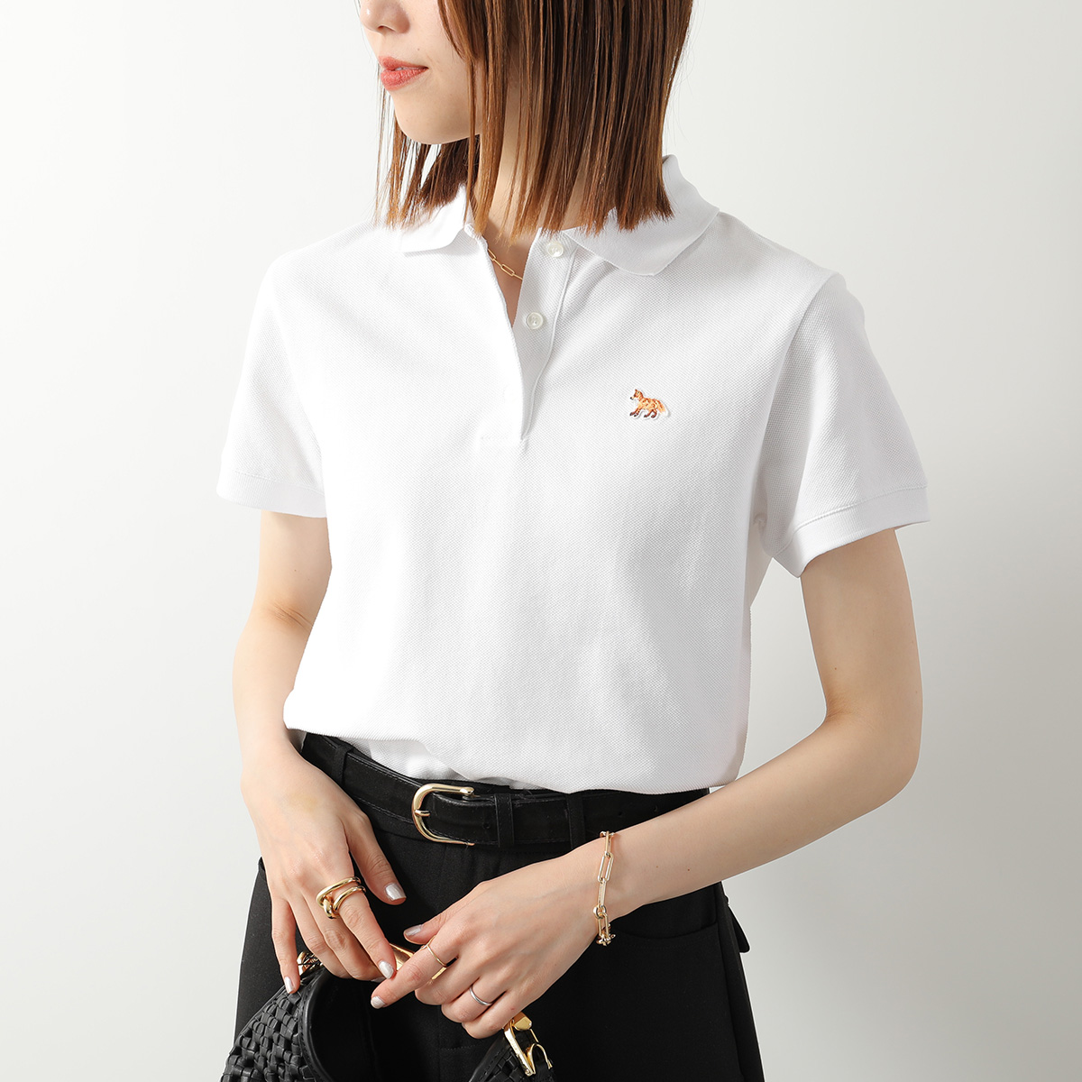 MAISON KITSUNE（メゾン キツネ） ポロシャツ BABY FOX ベイビー