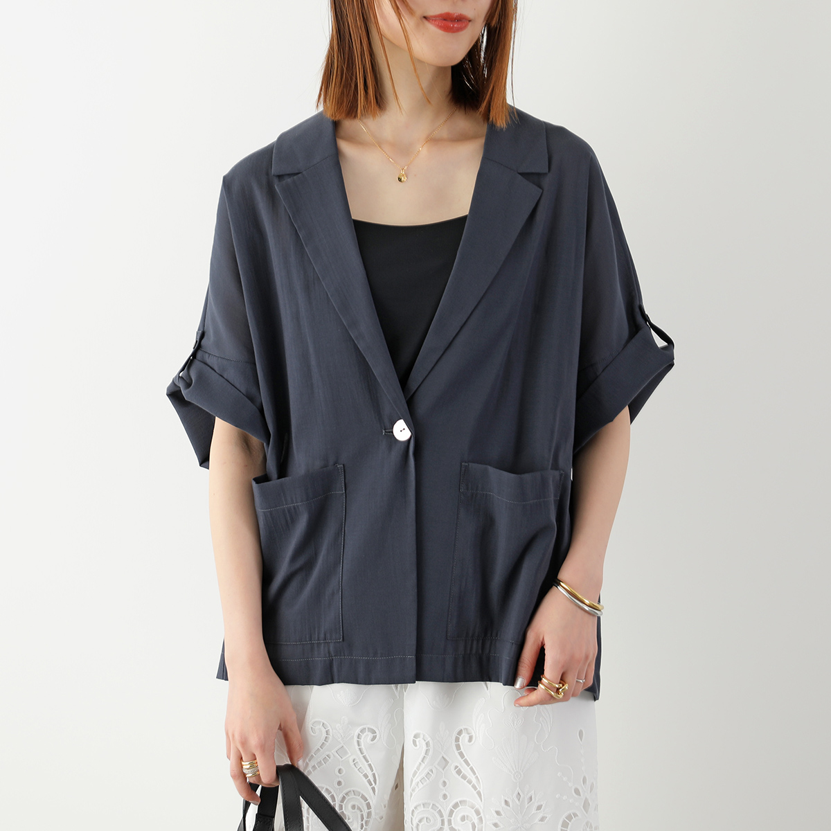 CHIGNON（シニヨン） バックスリット シアー ジャケット 4862-331MK