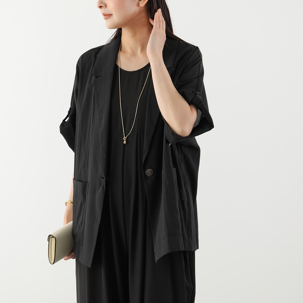 CHIGNON（シニヨン） バックスリット シアー ジャケット 4862-331MK