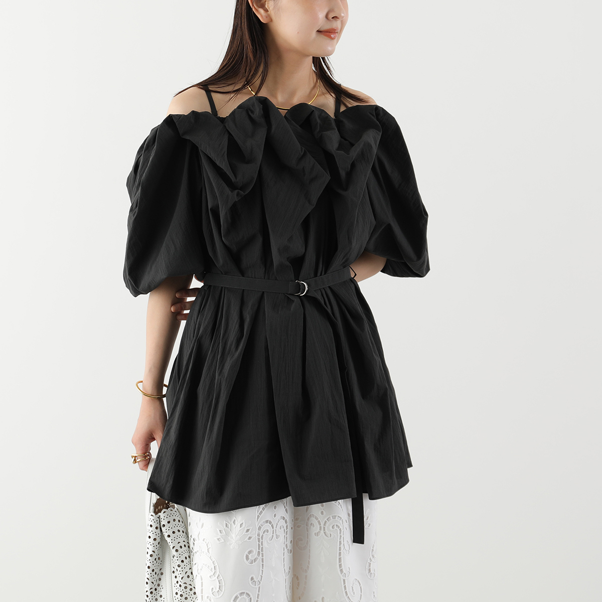 Mewl（ミュール） ブラウス M262-13055 レディース 2way オフショル