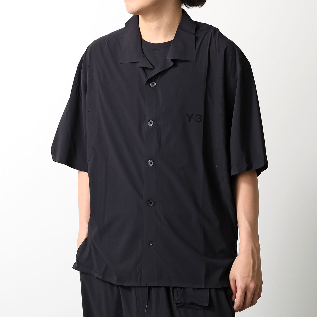 Y-3 ワイスリー 半袖シャツ ULTRALIGHT WOVEN SHIRT KF6044 メンズ