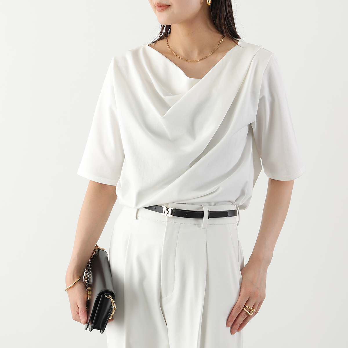 cloche（クロッシェ） クロシェ カットソー 85707 レディース ドレープ