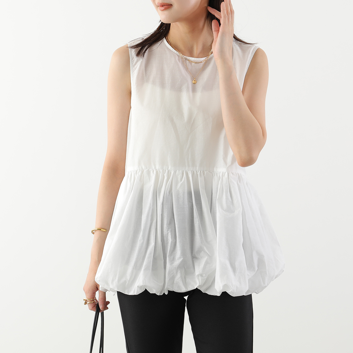 CHIGNON（シニヨン） バルーン ペプラム ブラウス 1862-316KK