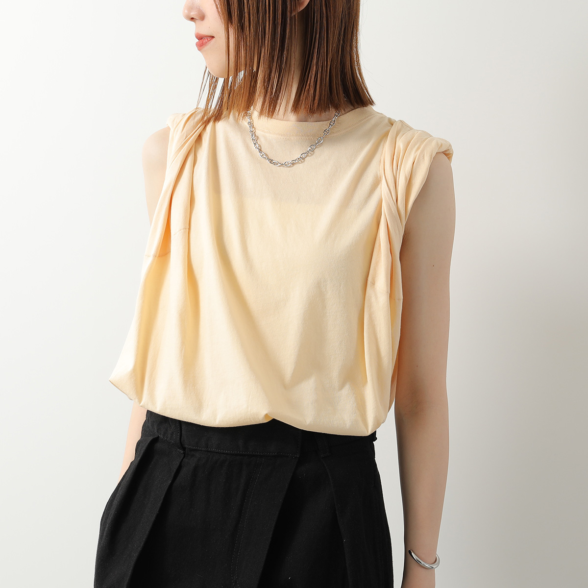 DRIES VAN NOTEN シアー タンクトップ ノースリーブ 本人期 DRIES VAN NOTEN（ドリス ヴァン ノッテン） タンクトップ HUTTY