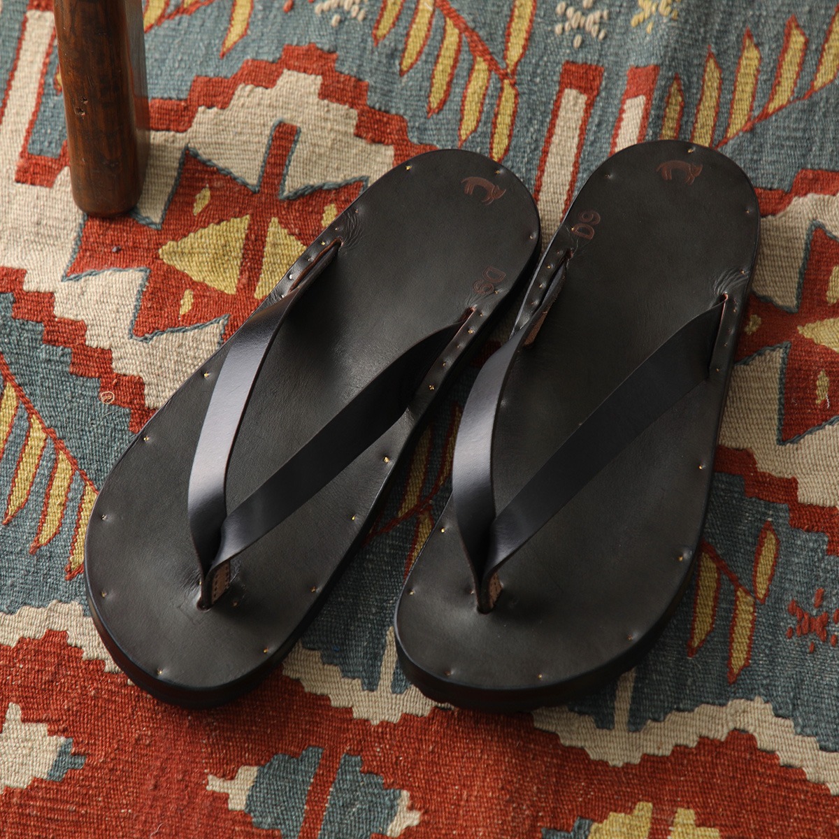 JUTTA NEUMANN ユッタニューマン トングサンダル JAMES ジェームス メンズ レザー BIRKENSTOCK SOLE フラット シューズ 靴の画像