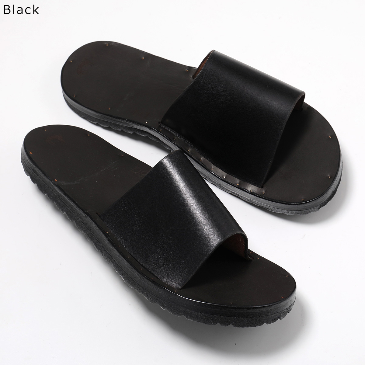JUTTA NEUMANN ユッタニューマン サンダル SIMONE シモーネ メンズ レザー スライド BIRKENSTOCK SOLE フラット シューズ 靴の画像