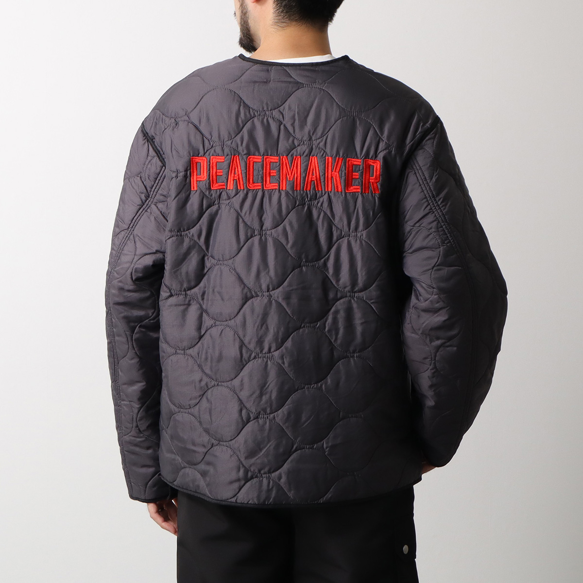 OAMC Peacemaker オーエーエムシー ピースメイカー 中綿 ジャケット Combat Liner PCM3OJ01ANY001 メンズ レディース キルティング ライナー 099/BLACKの画像