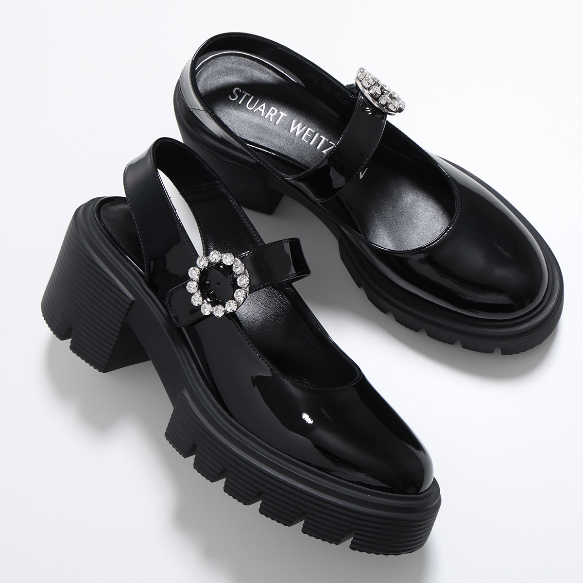超厚底 メタルプレート シューズ パンク y2k PLANET STUDIO STUART WEITZMAN（スチュアート ワイツマン） パンプス SOHO GEM MARY