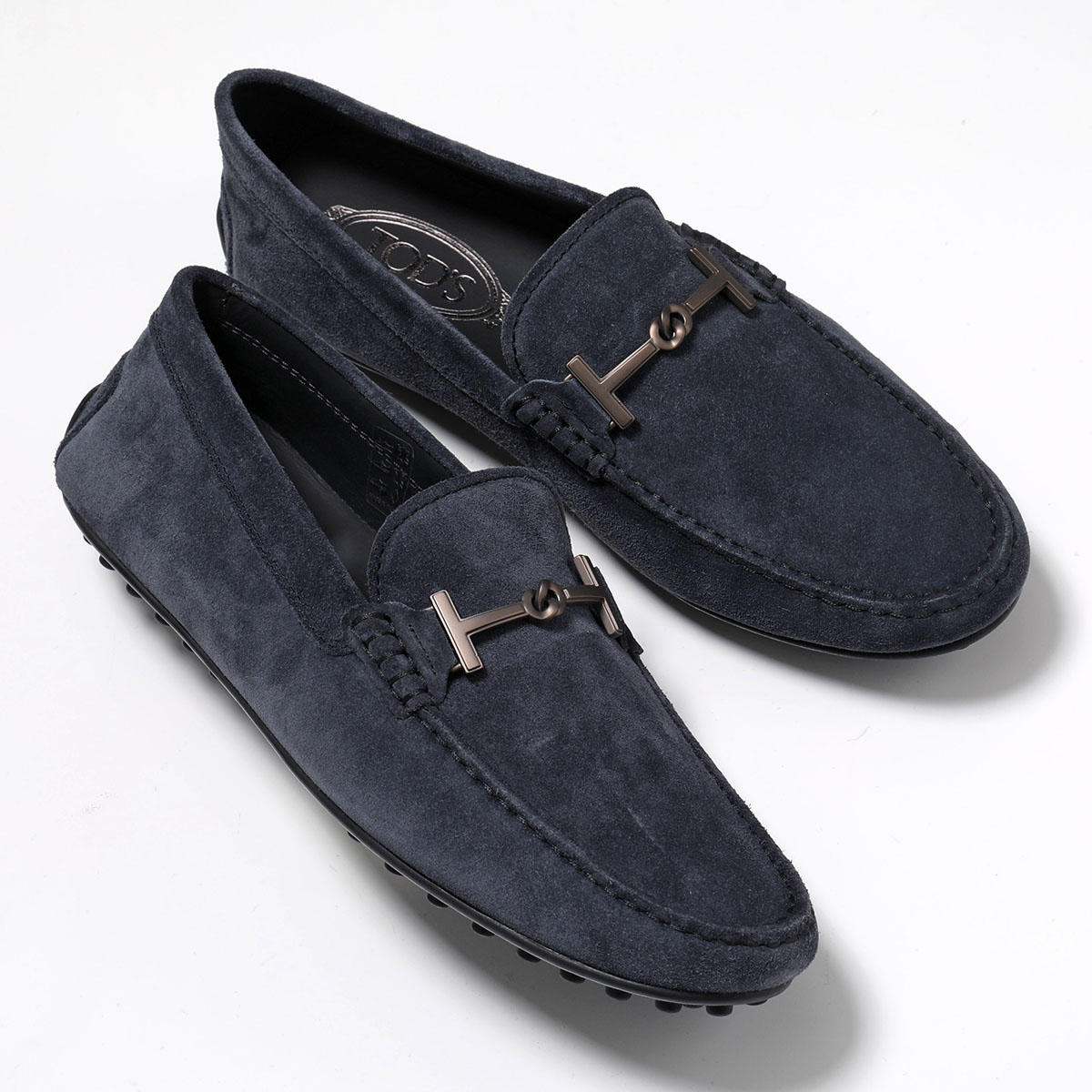 TODS トッズ ローファー T TIMELESS Tタイムレス XXM42C0ID30RE0 メンズ ドライビングシューズ スウェード スリッポン ダブルT 靴 U805の画像