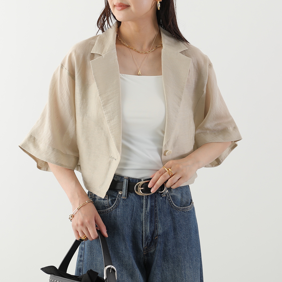 cloche（クロッシェ） クロシェ ジャケット 85722 レディース シアー 