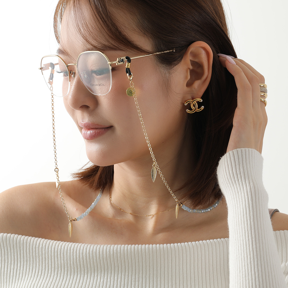 【Sunny Cords/サニーコーズ】Perl glass cord チェーン Sunny Cords サニーコーズ グラスコード Bead it ビート イット