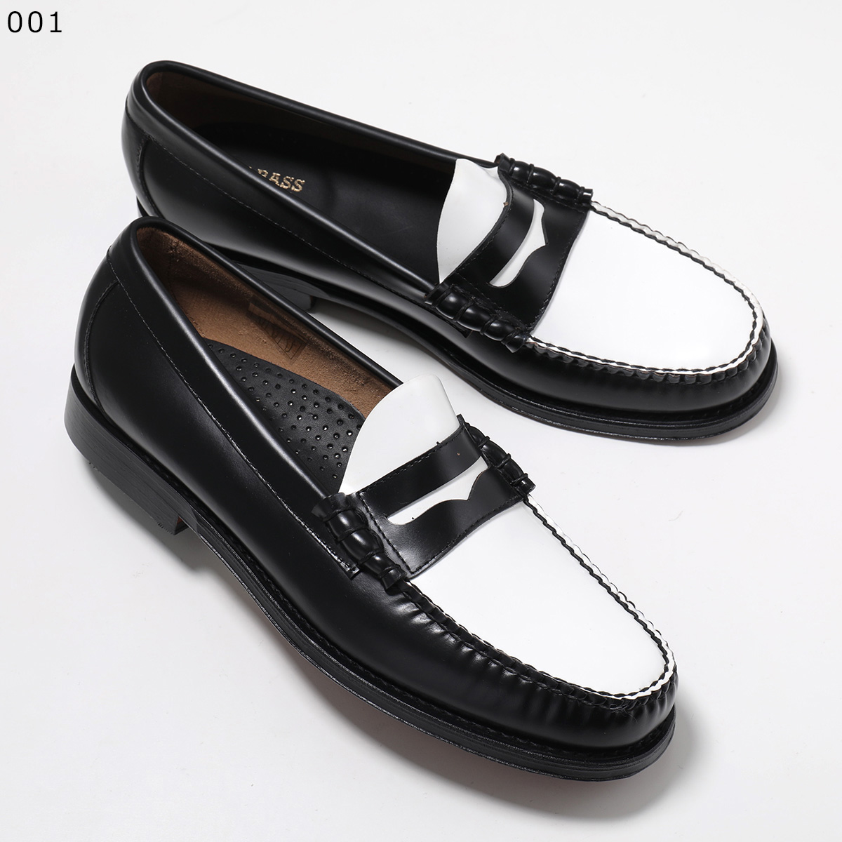 G.H.BASS ジーエイチバス ローファー LARSON ラーソン BA11010H メンズ レザーシューズ レザーソール ビーフロール マッケイ製法 靴の画像
