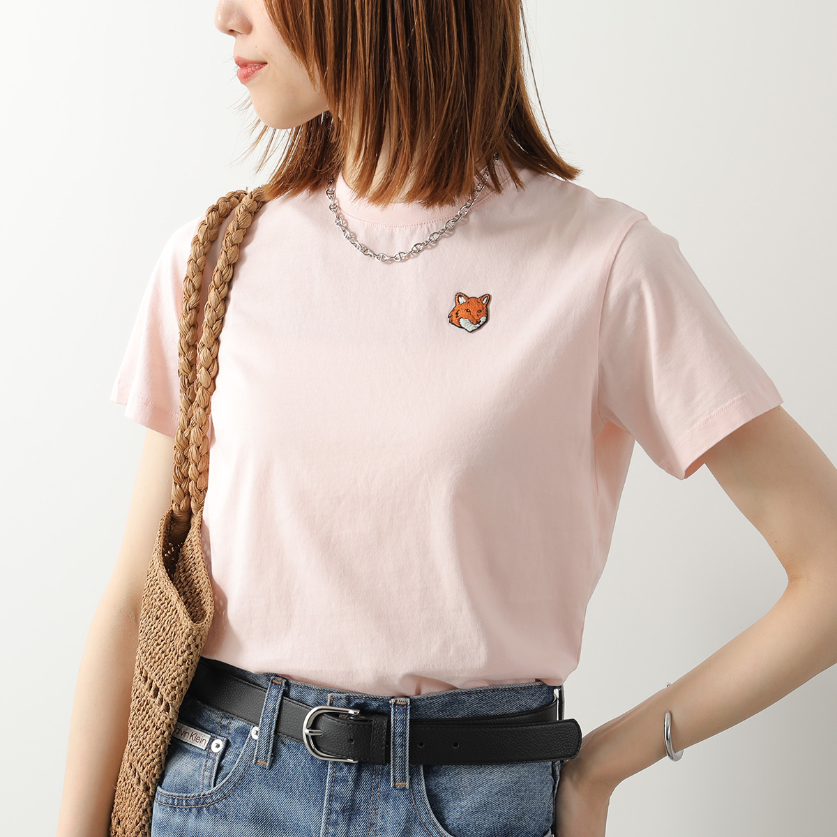 MAISON KITSUNE（メゾン キツネ） キッズ Tシャツ FOX HEAD フォックス
