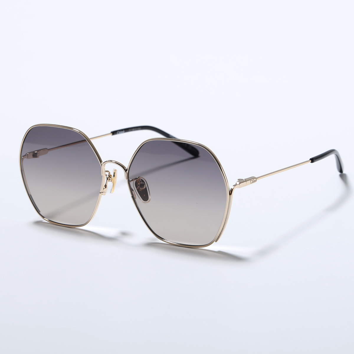 Chloe（クロエ） サングラス CH0169SA レディース ポリゴン型 メタル