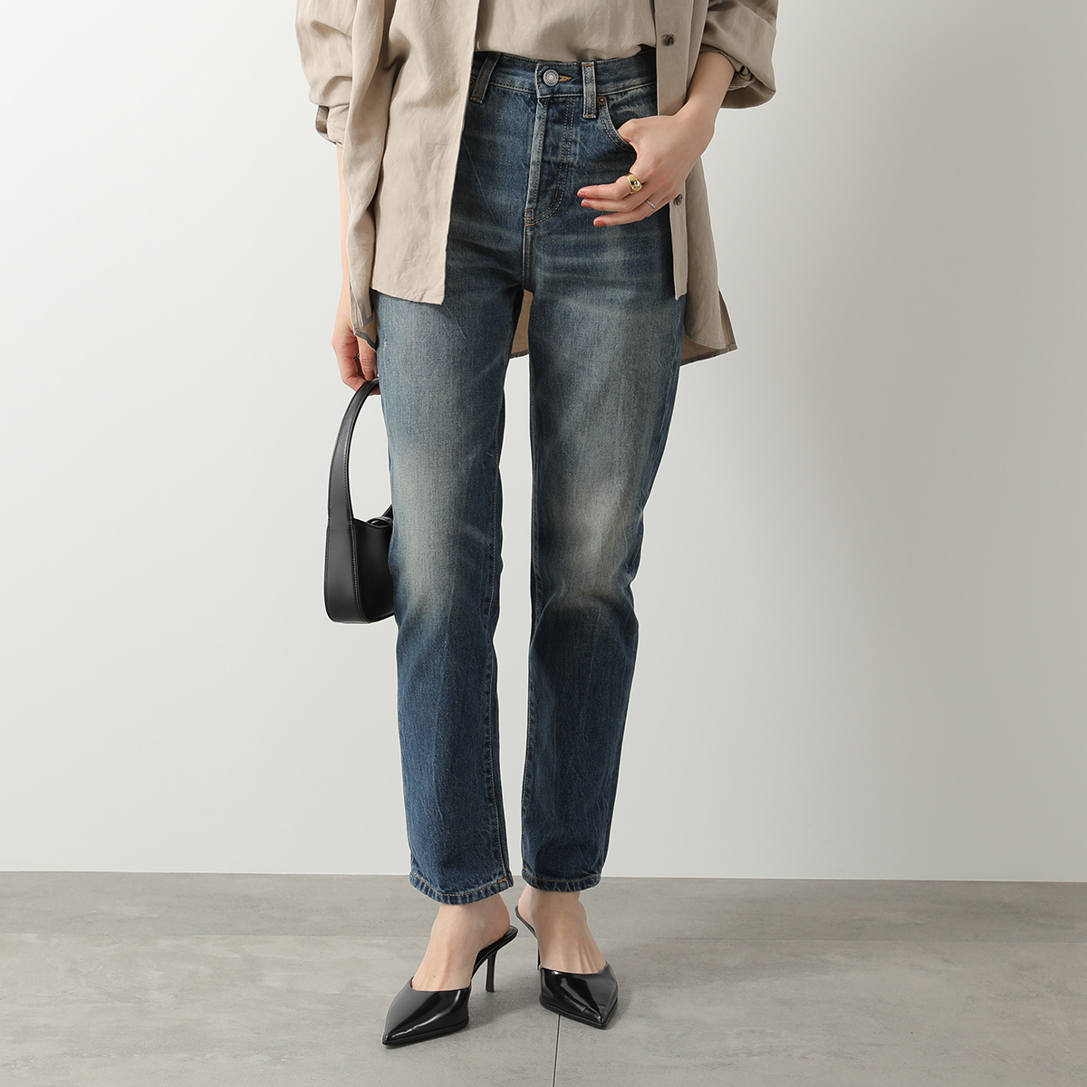 SAINT LAURENT サンローラン ジーンズ 739003 YV970 レディース 