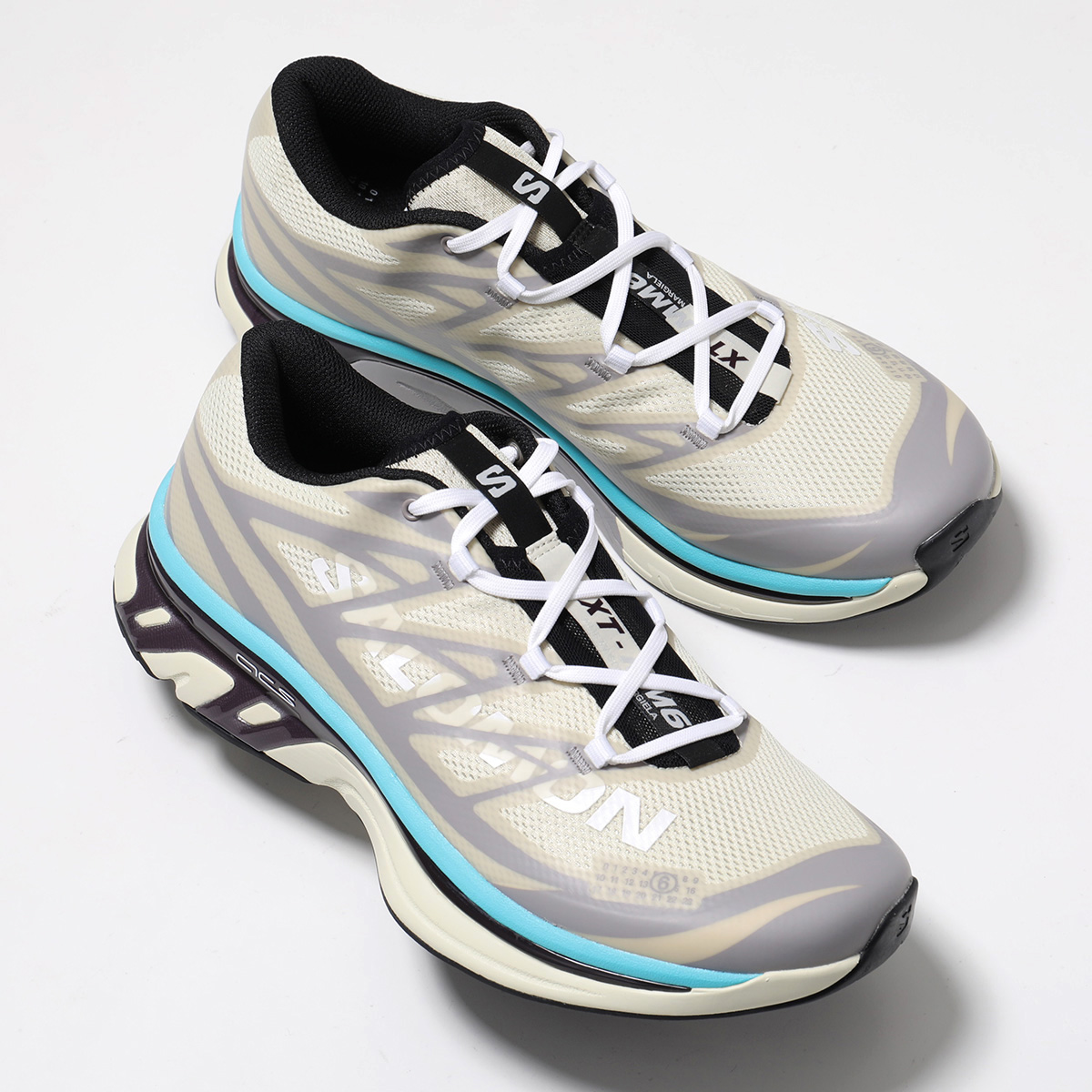 MM6 × SALOMON エムエムシックス メゾンマルジェラ サロモン コラボ スニーカー XT SH1WS0020 P6303 メンズ ローカット シューズ 靴 HB421/ASPARGUS-GREENの画像