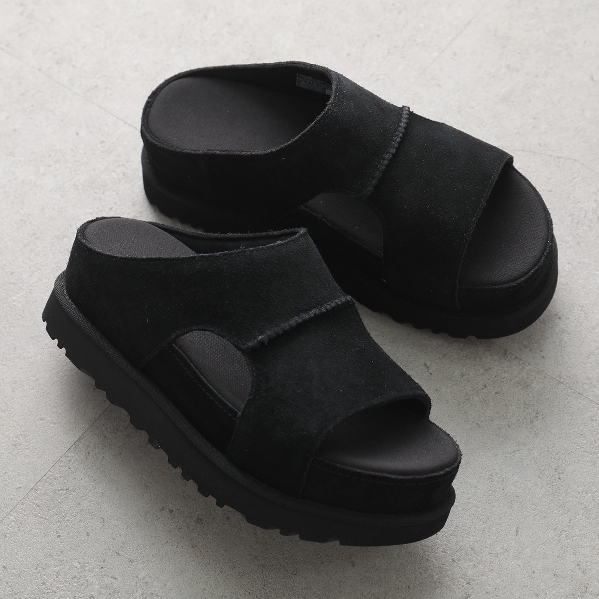 UGG アグ サンダル Goldenstar Hi Cutout Slide ゴールデンスター ハイ カットアウト スライド 1175132 レディース スウェード 厚底 6cm シューズ 靴の画像