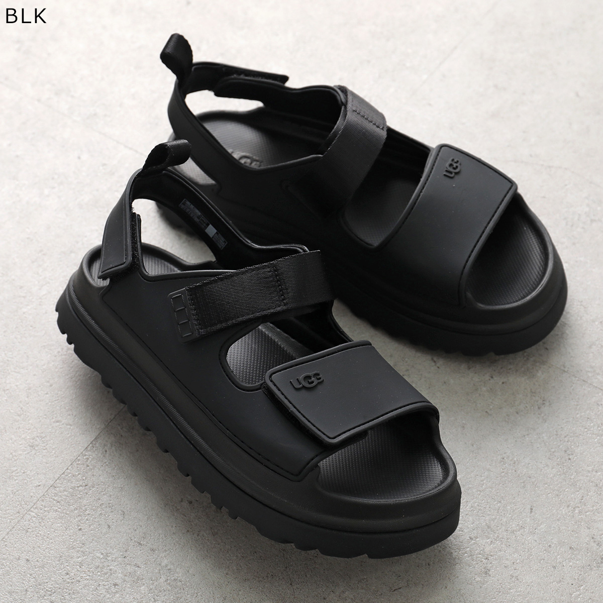 UGG KIDS アグ キッズ サンダル GoldenGlow ゴールデングロー 1152813K レディース ガールズ プラットフォーム ストラップ ロゴ 3.8cm 軽量 シューズ 靴の画像