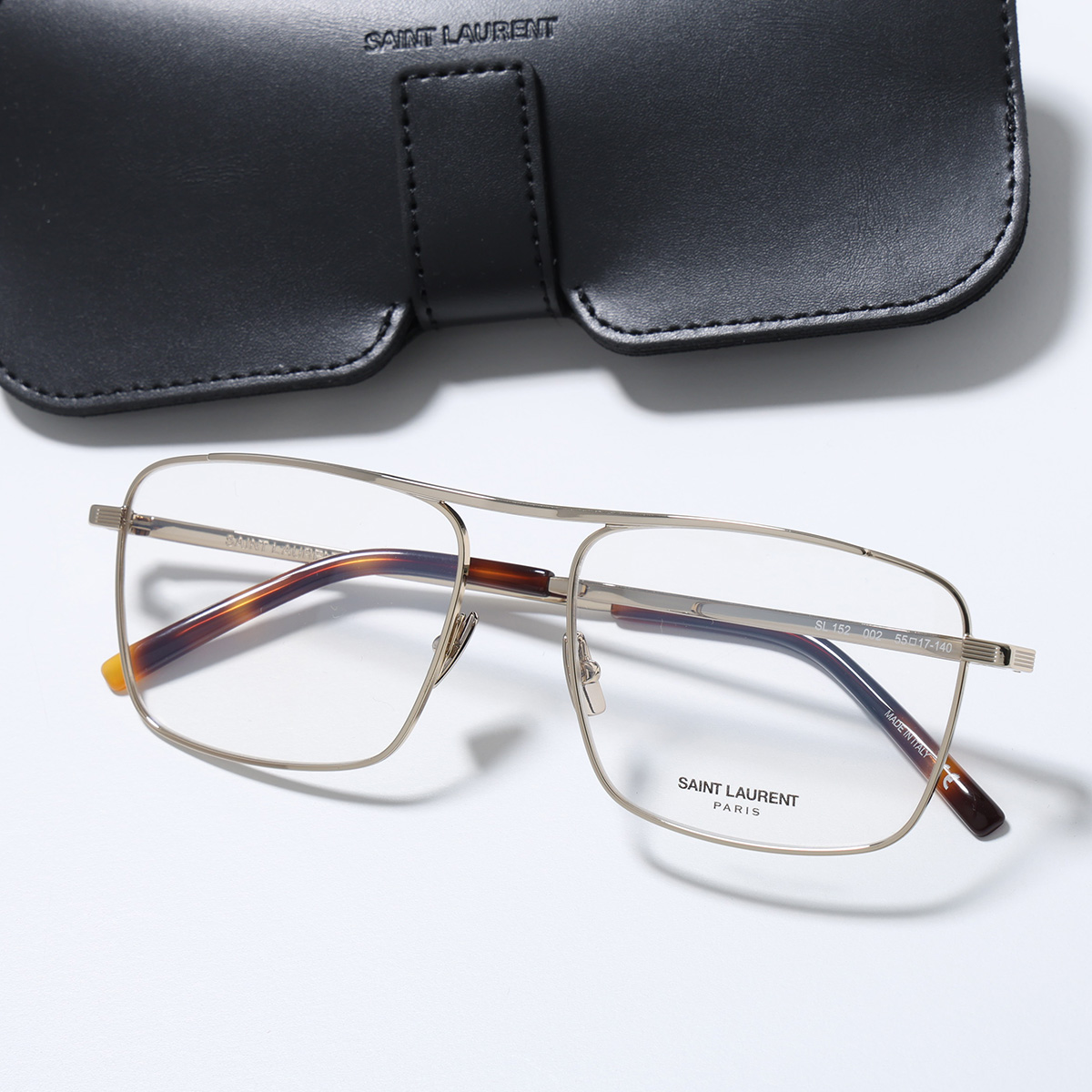SAINT LAURENT サンローラン メガネ SL 152 レディース スクエア型