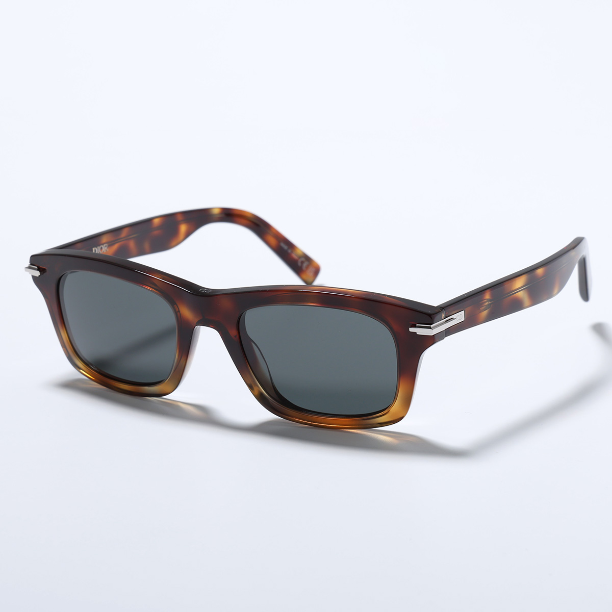 Dior ディオール サングラス DiorBlackSuit S71 24C0 DM40059I 53N メンズ スクエア型 セルフレーム フルリム ロゴ アイウェア ブラウン他の画像