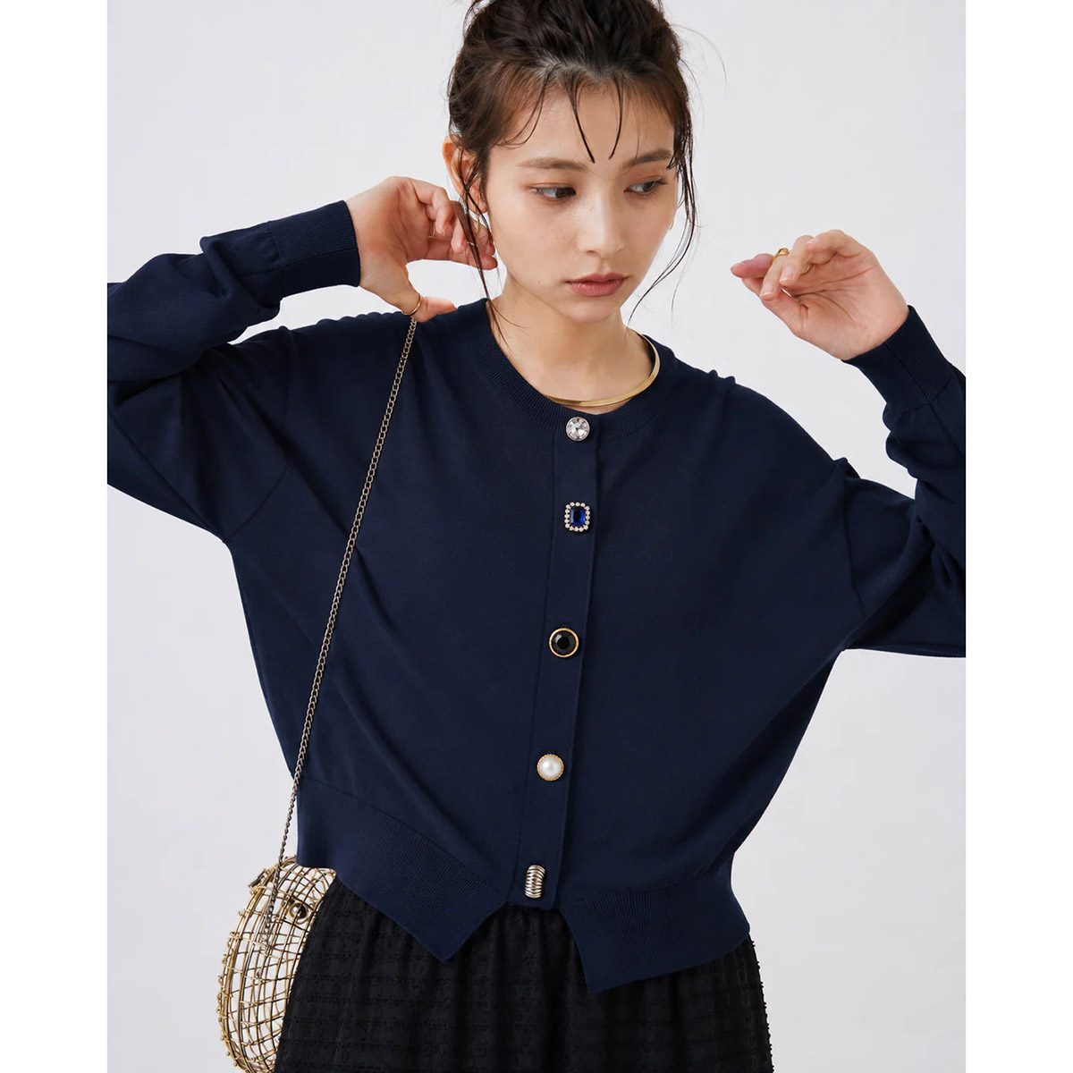 トップス Dona Torrazzo Donna（トラッゾドンナ） カーディガン 6267-686 レディース