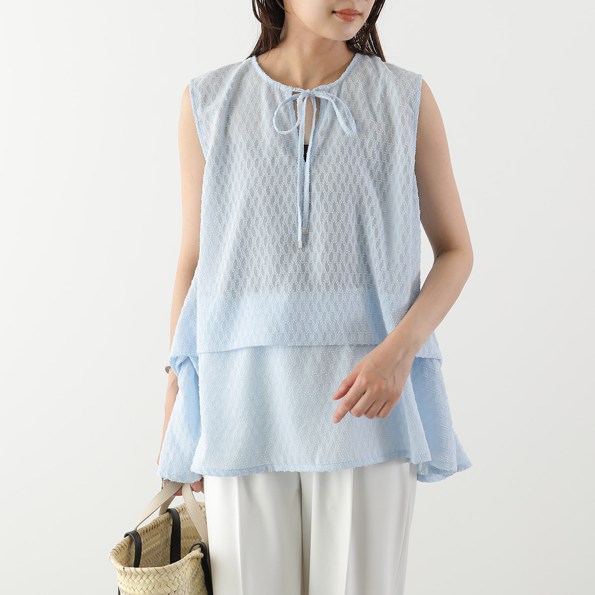 トップス 335 Torrazzo Donna（トラッゾドンナ） ブラウス Geometric Pattern