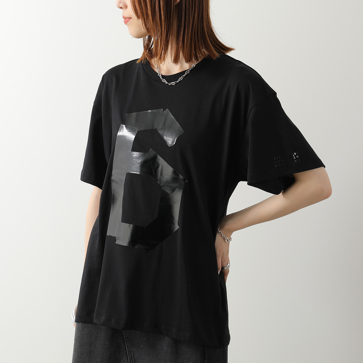 【ご予約済】MM6 エムエムシックス メゾンマルジェラ キッズ Tシャツ 長袖 MM6 KIDS エムエムシックス メゾンマルジェラ キッズ Tシャツ M61021