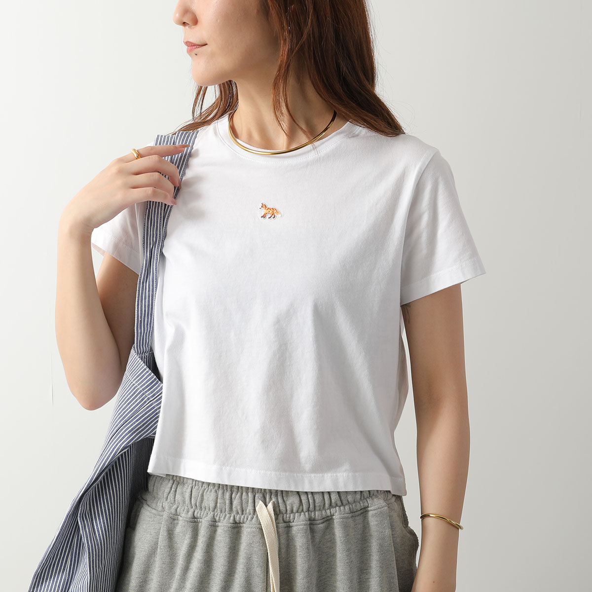 MAISON KITSUNE（メゾン キツネ） Tシャツ PW00111 KJ7026 レディース