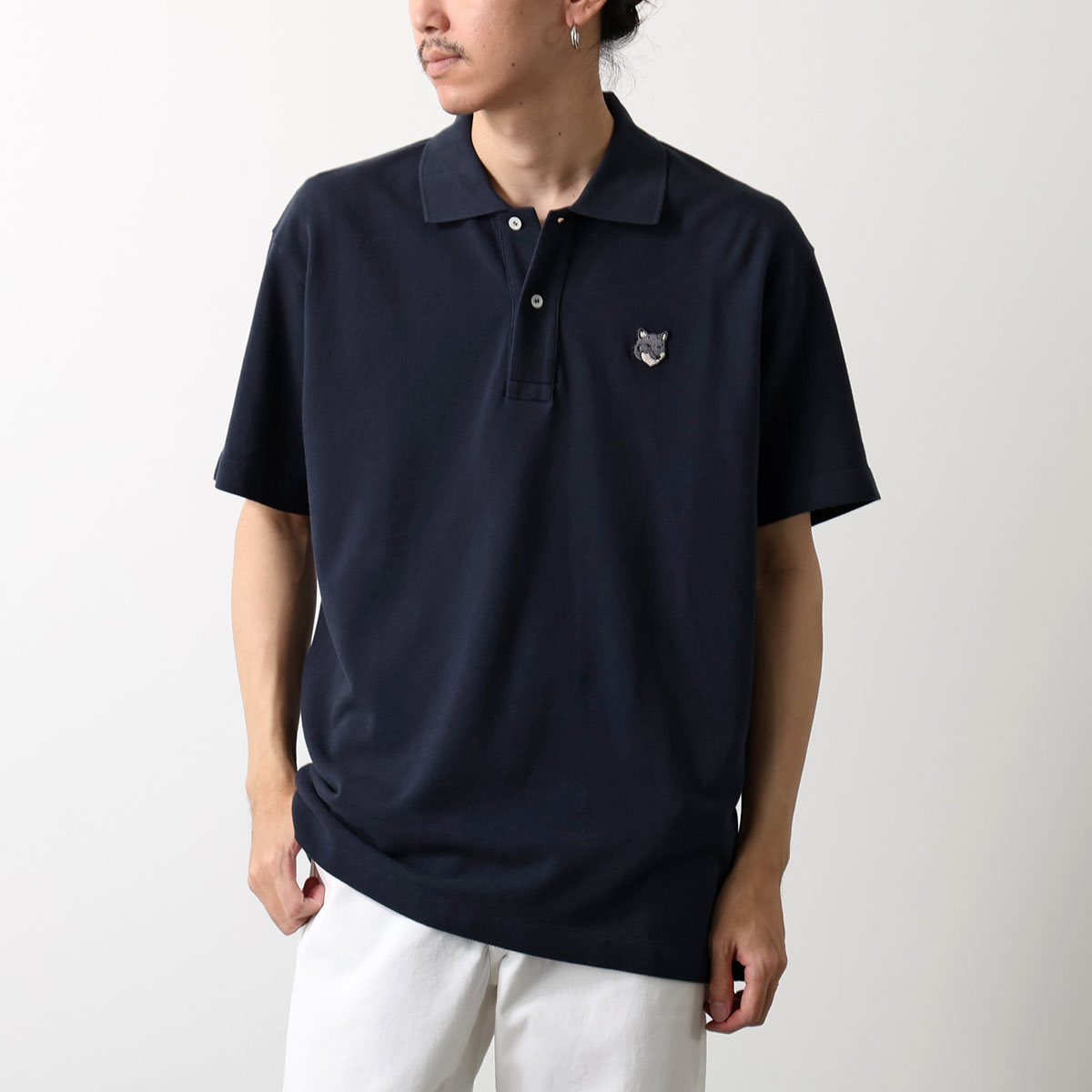 MAISON KITSUNE（メゾン キツネ） ポロシャツ PM00210 KP0001 メンズ