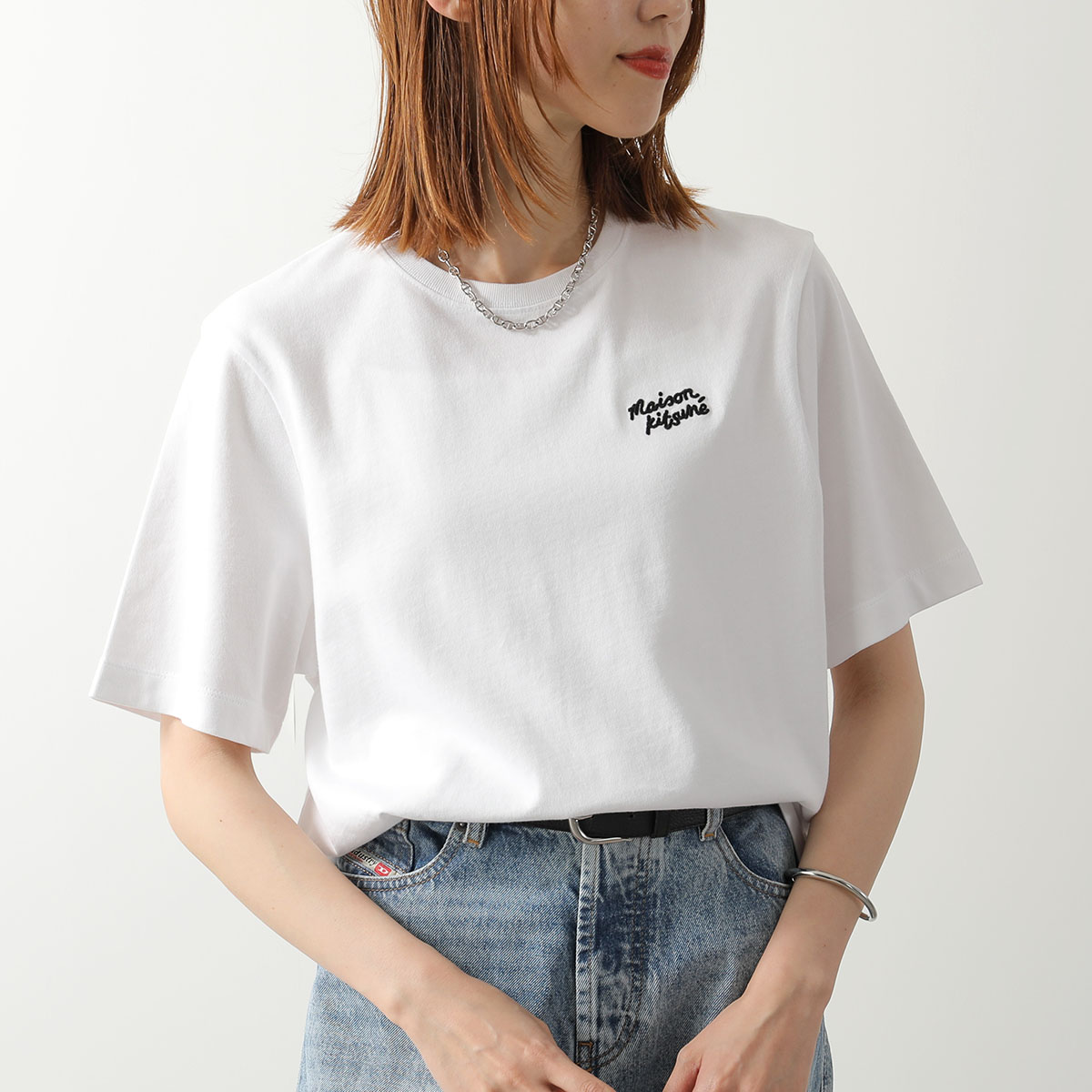MAISON KITSUNE（メゾン キツネ） Tシャツ HANDWRITING ハンド