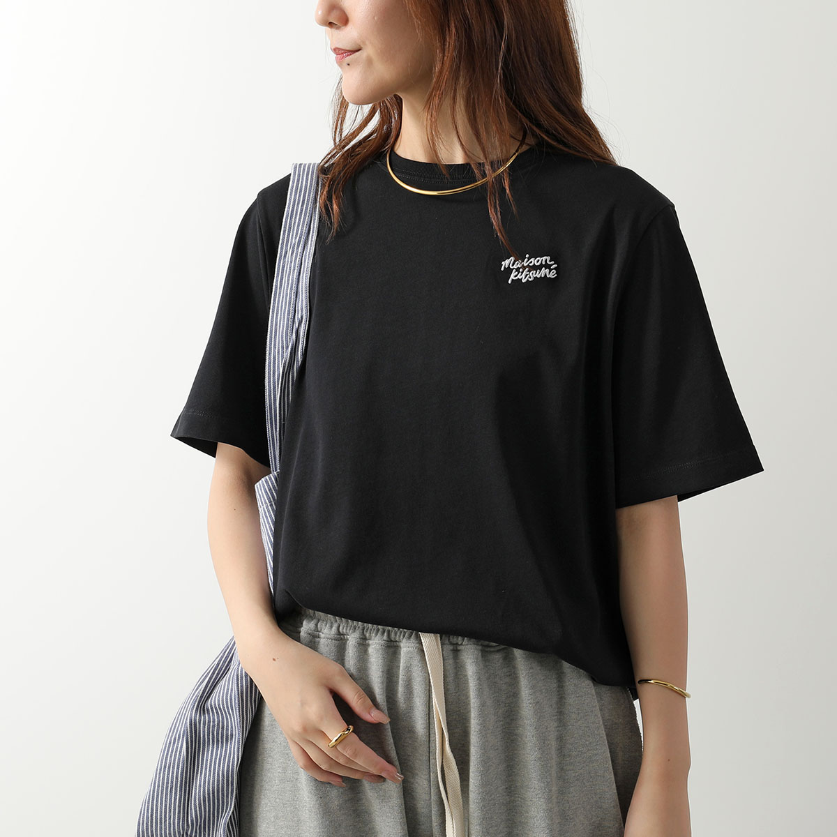 MAISON KITSUNE（メゾン キツネ） Tシャツ HANDWRITING ハンド